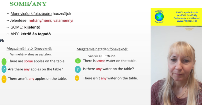 Kezdőlap 1 Some/any